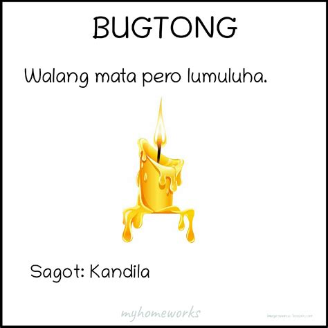 Mga bugtong na may sagot tagalog at larawan